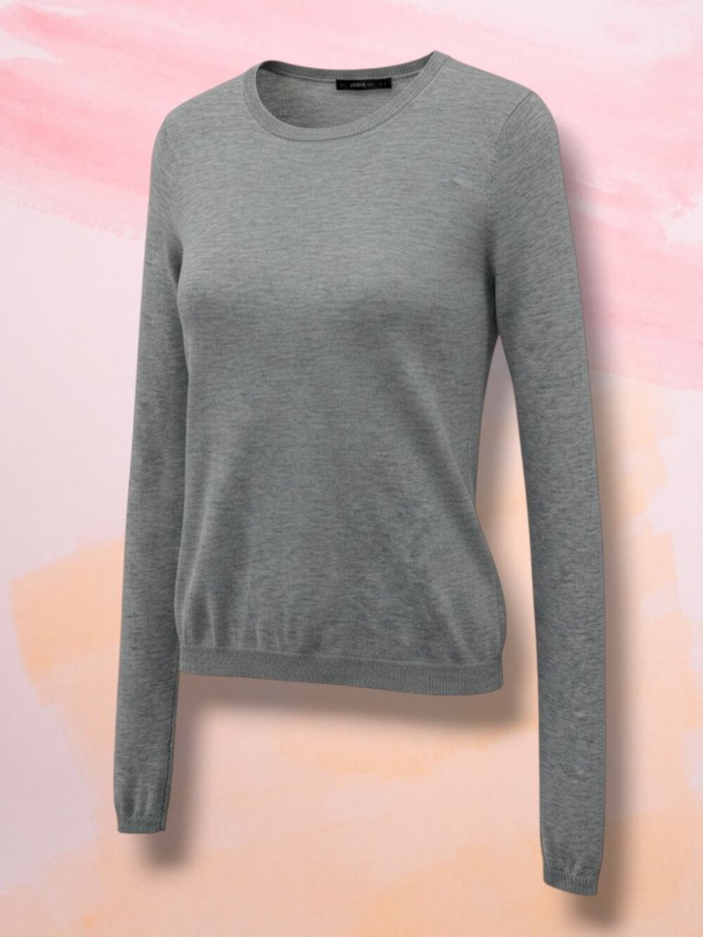 Zara‎ Knit Heather Gray Long Sleeve Sweater S